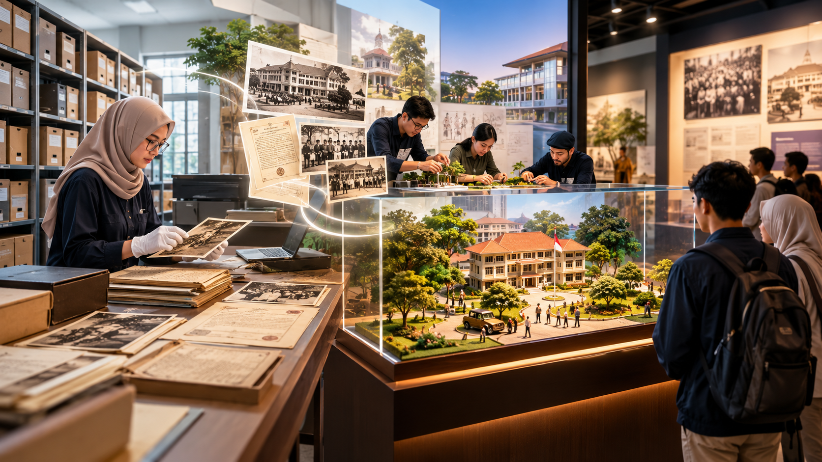 Dari Arsip Menjadi Diorama sebagai Inovasi Edukasi dalam Memperkenalkan Sejarah dan Memori Perguruan Tinggi