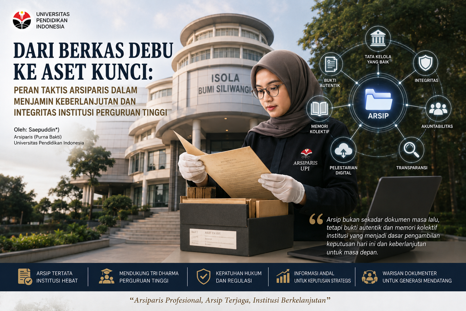 Arsiparis, Benteng Terakhir Keberlanjutan Perguruan Tinggi