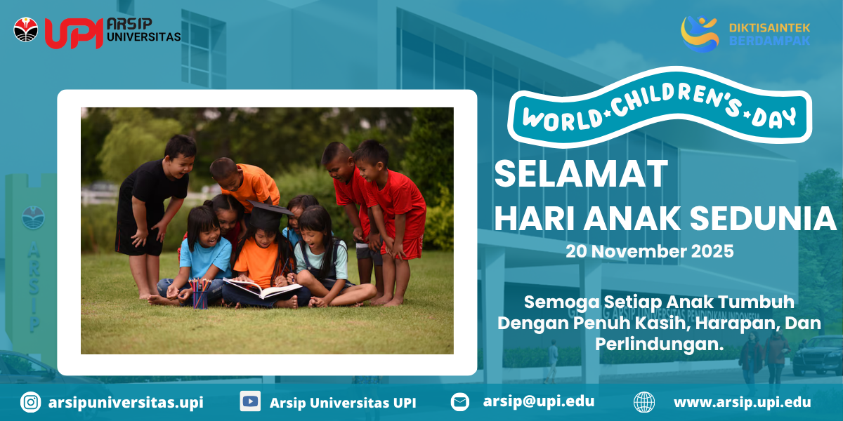 Arsip Universitas mengucapkan selamat Hari Anak Sedunia 20 November 2025