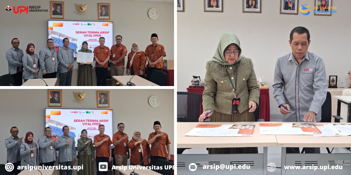 FPEB Serahkan 15 Item Arsip Vital kepada Arsip Universitas untuk Menjamin Keamanan dan Kelestarian Arsip