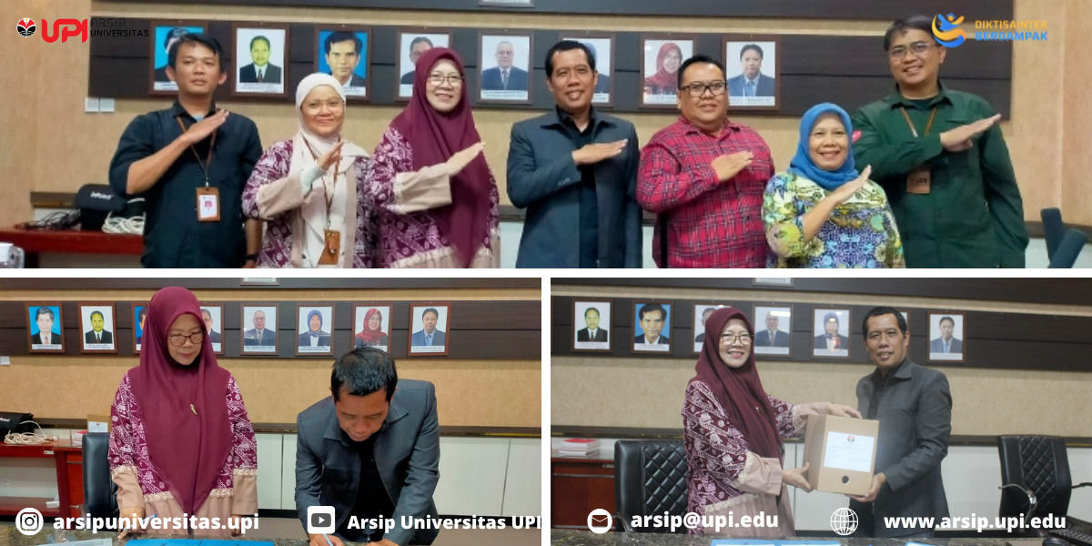JEJAK ILMU TERSIMPAN RAPI, DPPM UPI LAKSANAKAN SERAH TERIMA ARSIP STATIS SEBANYAK 1.069 ITEM ARSIP