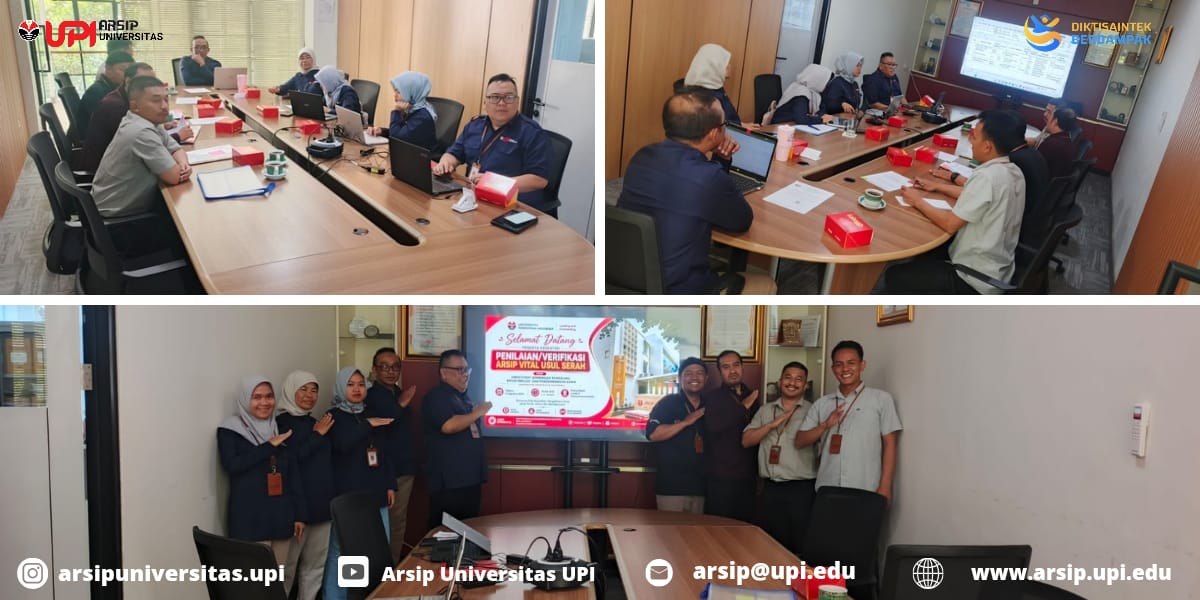 Jaga Arsip, Jaga Akuntabilitas Direktorat BKDIPK UPI Jalani Verifikasi Arsip Vital