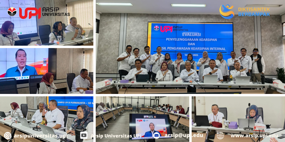 Arsip Universitas Gelar Bimbingan Teknis dan Workshop Pemenuhan Instrumen Pengawasan Kearsipan 2026 Di  Kampus UPI Di Purwakarta