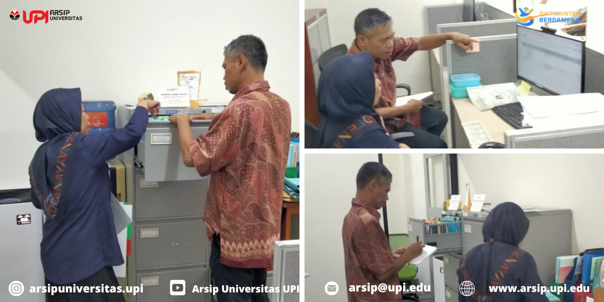 Seksi Pembinaan dan Pengawasan Kearsipan Layankan Konsultasi Pengelolaan Arsip Aktif kepada Unit Kerja Pengadaan Barang dan Jasa UPI