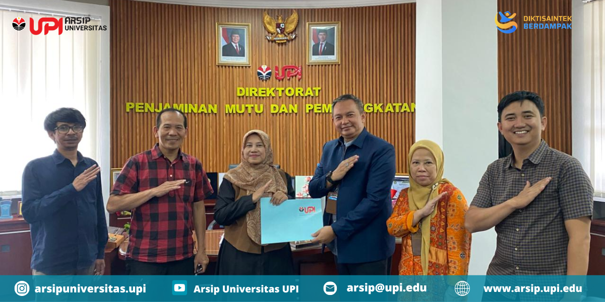 Verifikasi Lapangan Pengawasan Kearsipan Internal UPI Tahun 2025 di Direktorat Penjaminan Mutu dan Pemeringkatan