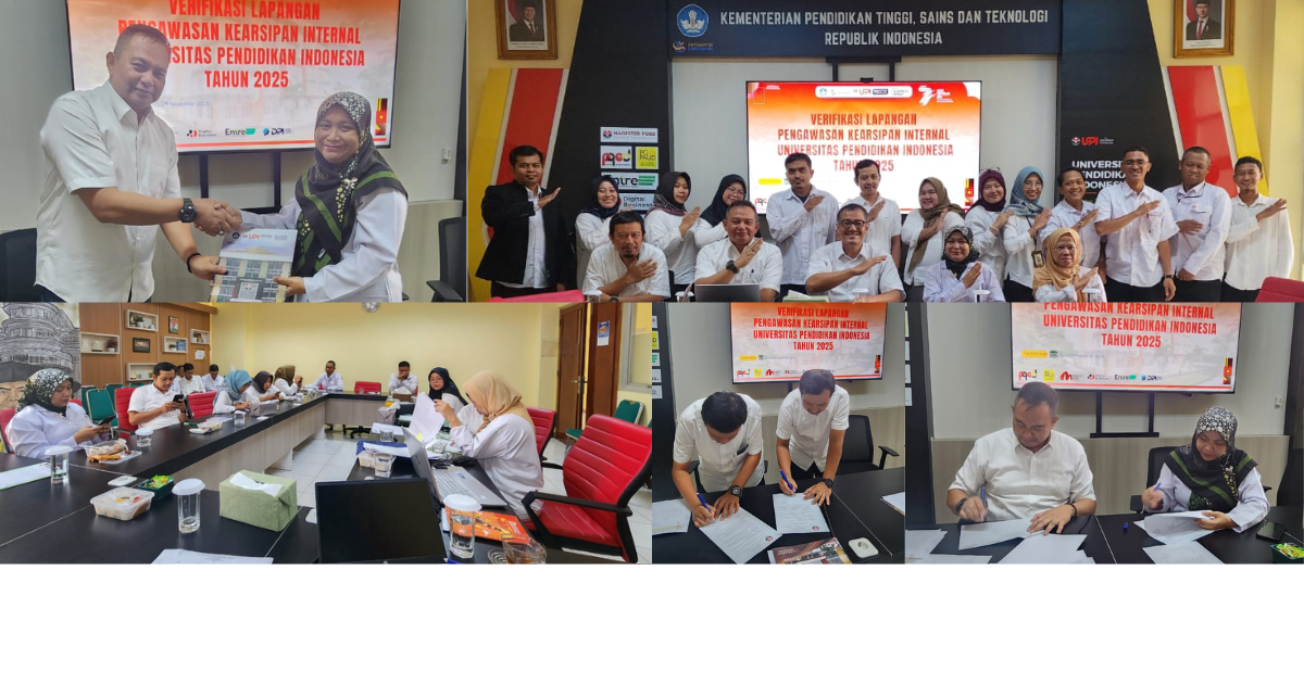 Verifikasi Lapangan Pengawasan Kearsipan Internal UPI Tahun 2025:: Kampus UPI di Tasikmalaya Siap Mendukung Capaian Pelampauan Target SAKIP dengan Pengelolaan Arsip yang Lebih Andal
