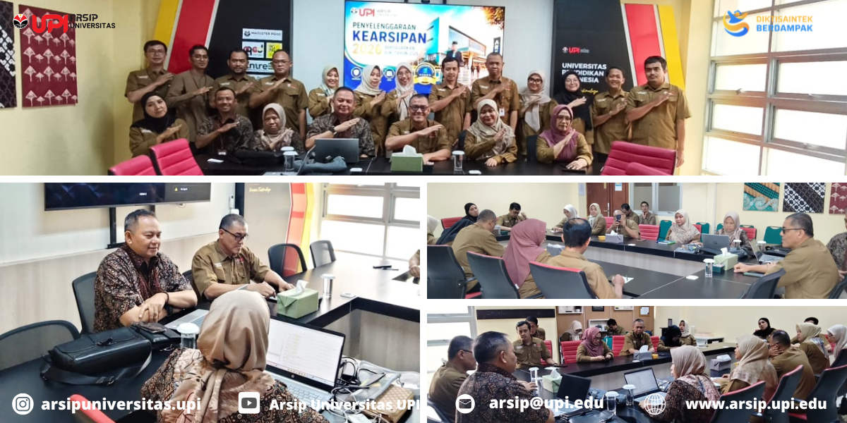 Kampus UPI Tasikmalaya Perkuat Kesiapan Unit Pengolah Melalui Bimtek dan Workshop Pengawasan Kearsipan 2026