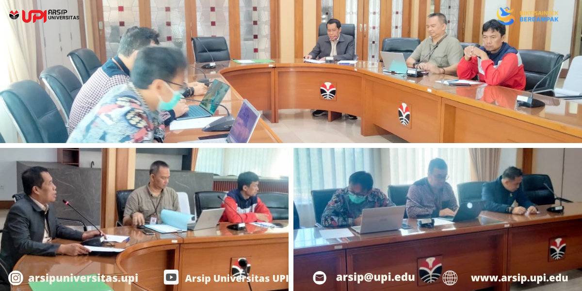 Rapat pembahasan Peraturan Rektor Nomor 75 Tahun 2024 Tentang Tata Naskah Dinas
