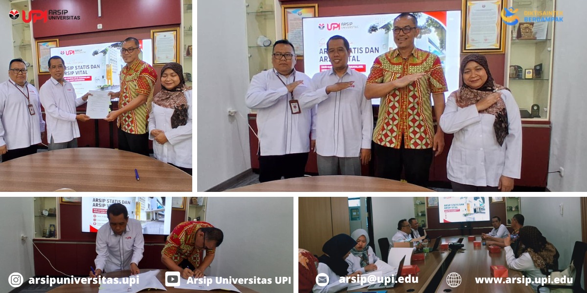 Menjaga Jejak Sejarah UPI Tasikmalaya Serahkan 23 Arsip Vital kepada Arsip Universitas