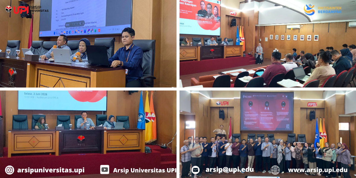 Sambut Tim Arsip Universitas,FPTI Tunjukkan Komitmen Nyata Tertib Administrasi Lewat Verifikasi Lapangan Pengawasan Kearsipan Internal
