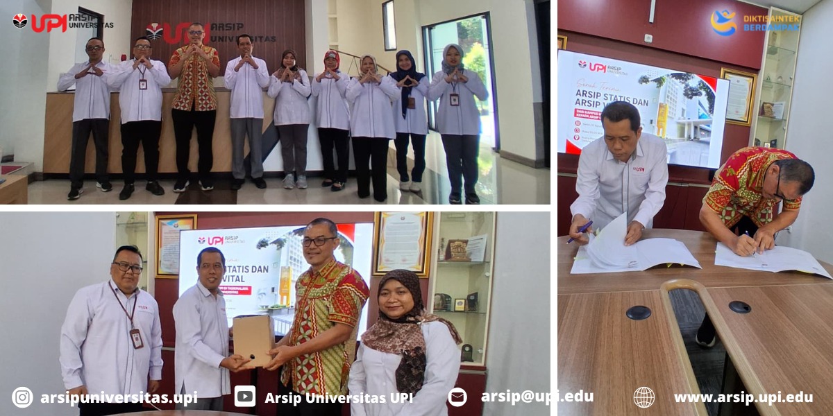 Kampus UPI Di Tasikmalaya Serahkan 72 Item Arsip Statis Kepada Arsip Universitas