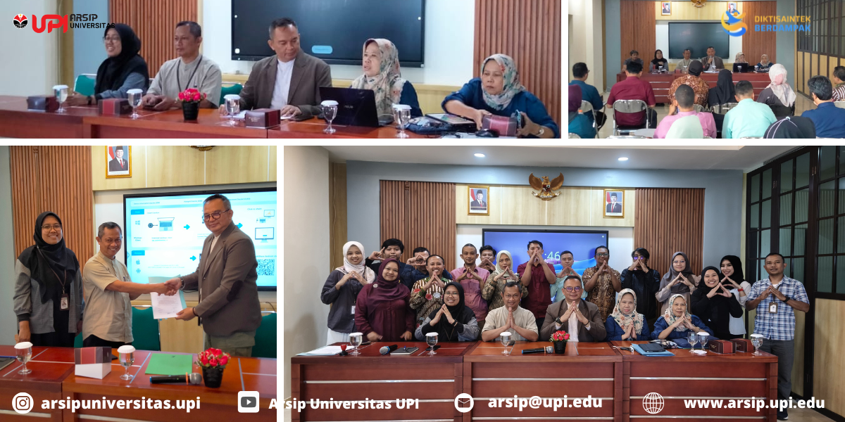 Verifikasi Lapangan Pengawasan Kearsipan Internal 2025 di Fakultas Ilmu Pendidikan: Fakultas Ilmu Pendidikan – Kontributor dalam Pencapaian Akreditasi LKPT UPI AA (Istimewa)— Siap Merefleksikan Diri sebagai Pelopor Pengelolaan Arsip di Unit Kerja