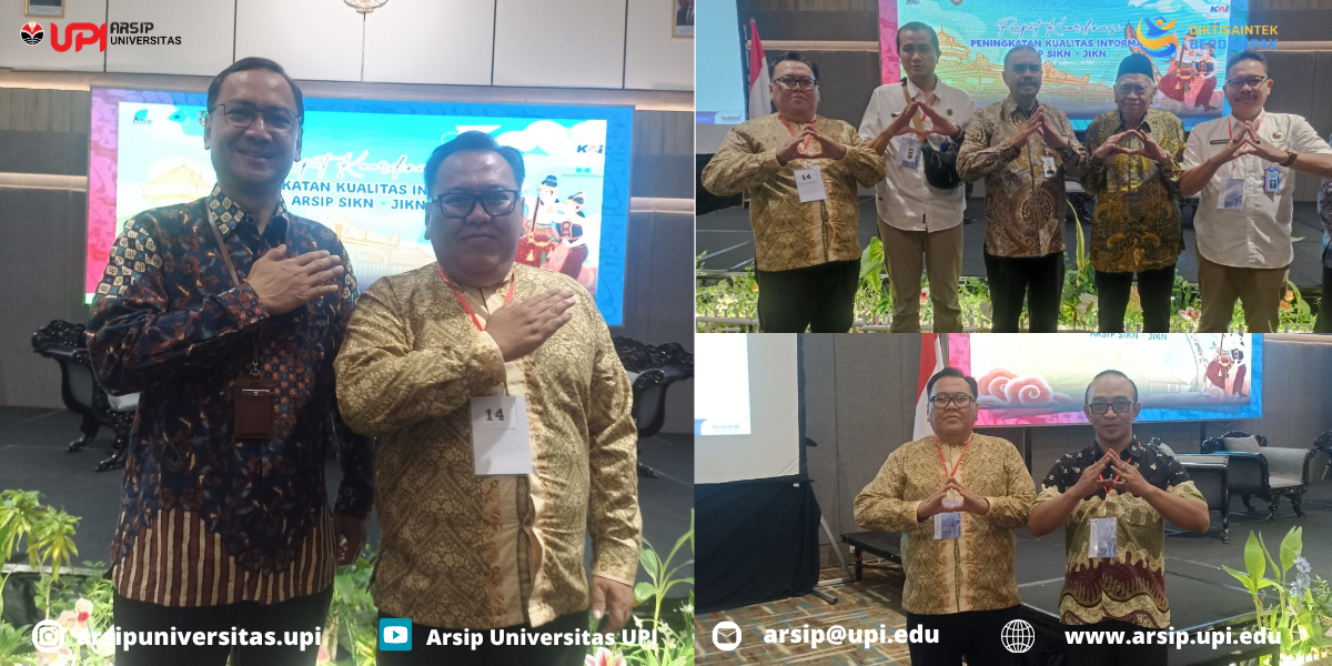 PERKUAT INFORMASI DAN LAYANAN ARSIP, PERWAKILAN UNIVERSITAS PENDIDIKAN INDONESIA HADIRI RAPAT KOORDINASI PENINGKATAN KUALITAS INFORMASI ARSIP SIKN-JIKN DI SURAKARTA