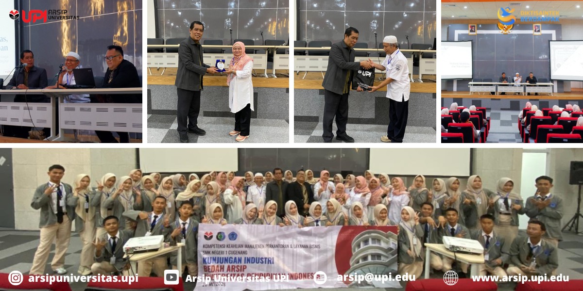 Tingkatkan Kompetensi Siswa, SMKN 1 Cugenang Studi Banding ke Arsip Universitas Pendidikan Indonesia