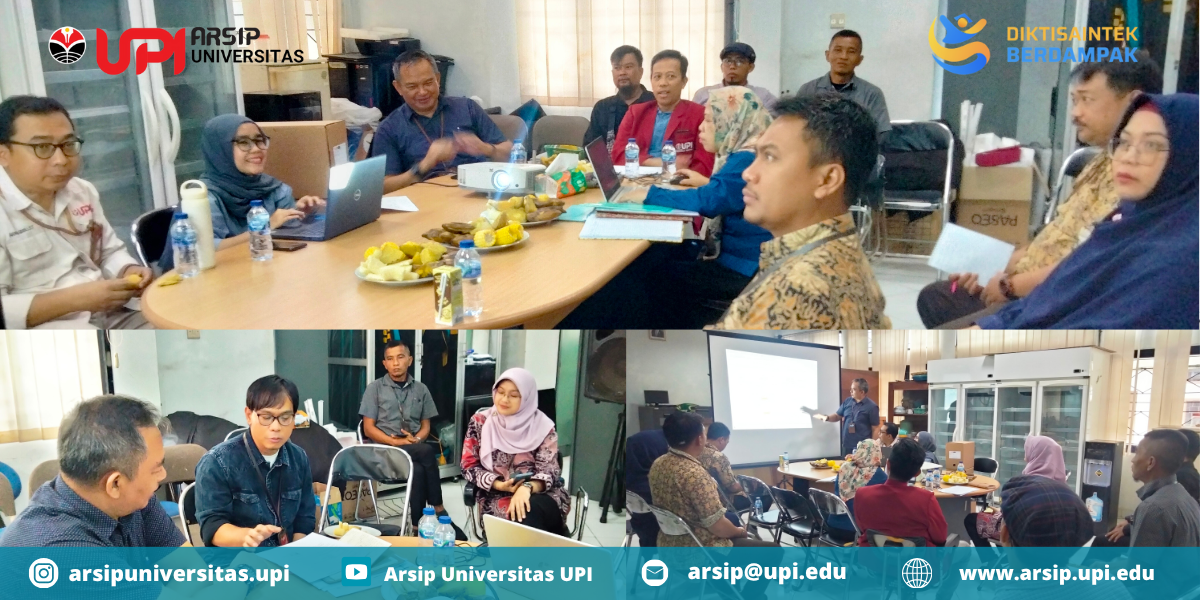 Verifikasi Lapangan Pengawasan Kearsipan Internal UPI Tahun 2025 di Kampus UPI di Serang