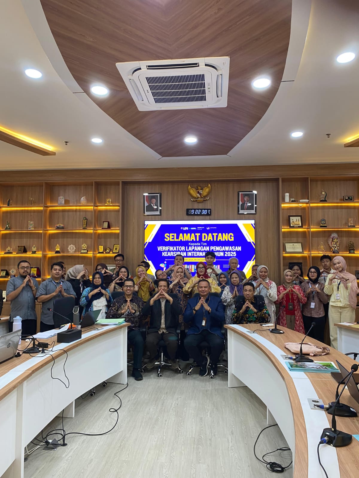 Verifikasi Lapangan Pengawasan Kearsipan Internal Tahun 2025  di  Fakultas Pendidikan Matematika Dan Ilmu Pengetahuan Alam Universitas Pendidikan Indonesia