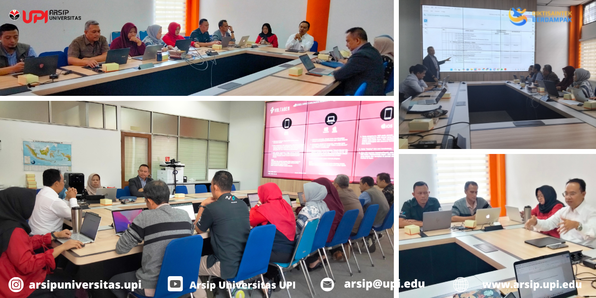 Verifikasi Lapangan Pengawasan Kearsipan Internal dan Bimbingan Teknis di DSTIPD Universitas Pendidikan Indonesia Tahun 2025