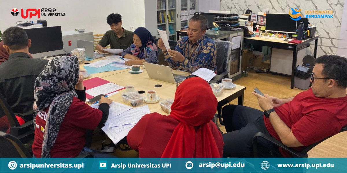 Verifikasi Lapangan Pengawasan Kearsipan Internal UPI Tahun 2025 di Kantor Layanan Umum dan Kesekretariatan