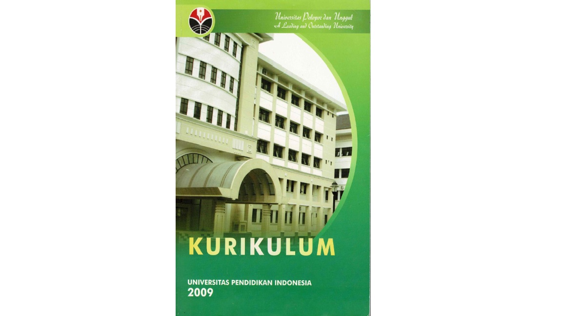 AK.DI.01.09 - 459-DitPend.2009 Buku Kurikulum  Universitas Pendidikan Indonesia Tahun 2009 (YK).