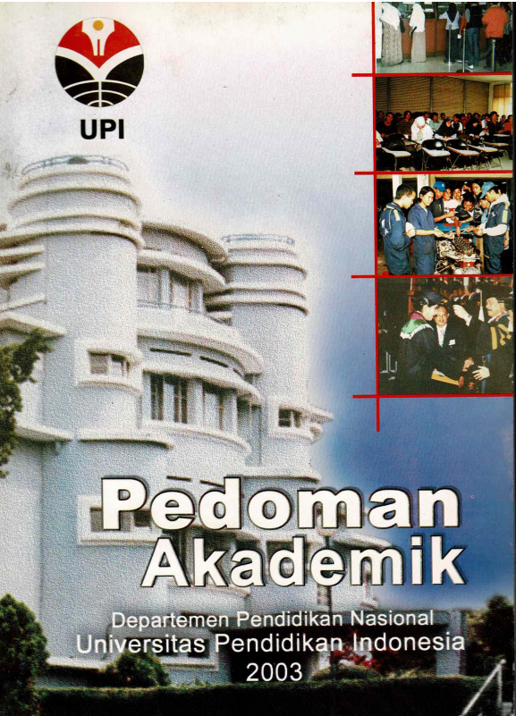 Buku Pedoman Akademik, Departemen Pendidikan Nasional, Universitas Pendidikan Indonesia Tahun 2003