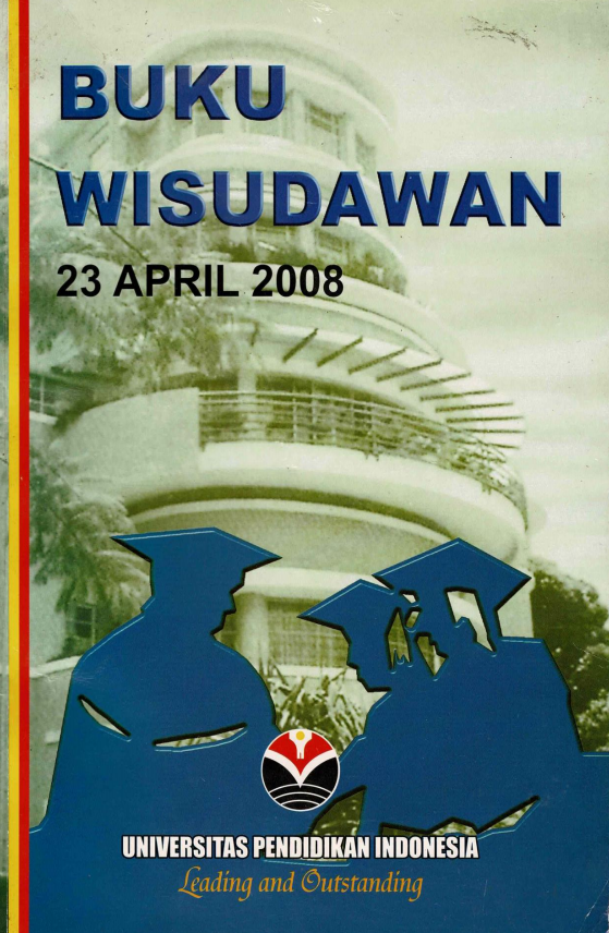 Buku Wisudawan Universitas Pendidikan Indonesia, tanggal 23 April 2008