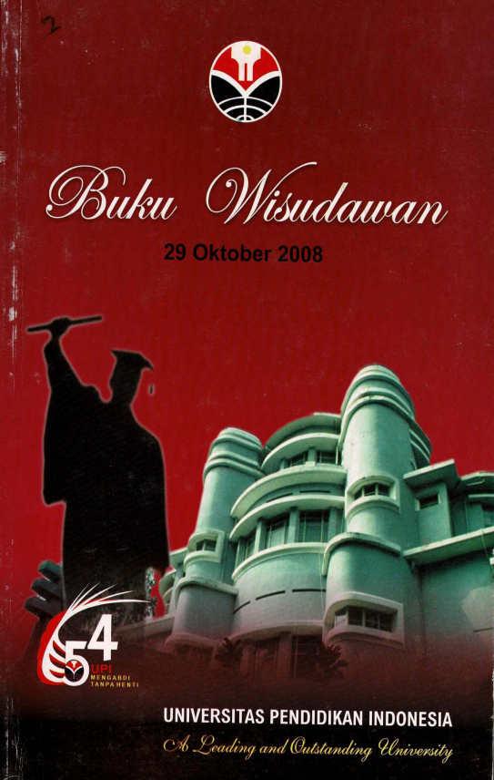 Buku Wisudawan Universitas Pendidikan Indonesia, tanggal 29 Oktober 2008