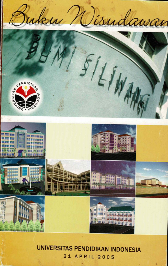 Buku Wisudawan Universitas Pendidikan Indonesia 21 April 2005