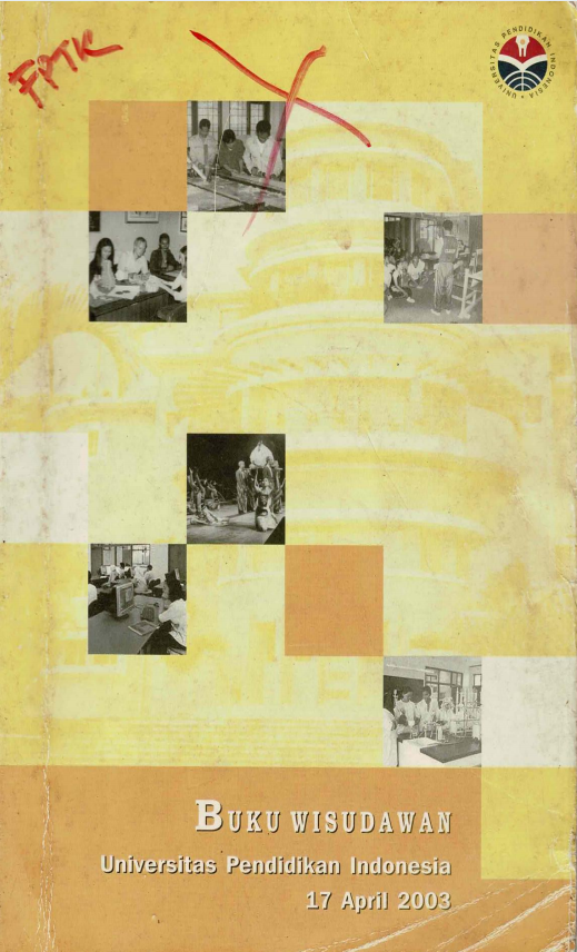 Buku Wisudawan UPI Bandung, Program Diploma, Sarjana dan Pasca Sarjana, Departemen Pendidikan dan Kebudayaan, Universitas Pendidikan Indonesia Bandung, Keputusan Rektor UPI Nomor: 1900/J33/PP.03.11/2003 tanggal 17 April 2003