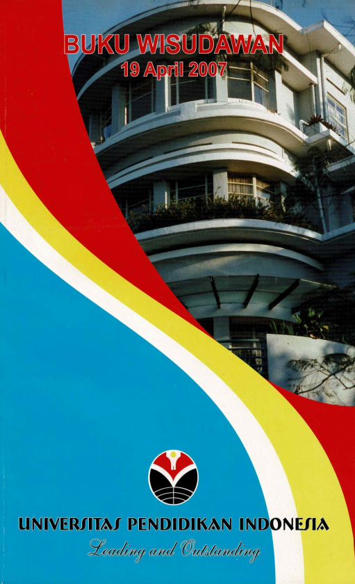 Buku Wisudawan Universitas Pendidikan Indonesia, tanggal 19 April 2007
